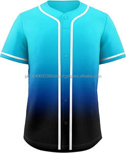 Ensembles de maillots de baseball décontractés à boutons pour hommes Uniforme de sport d'équipe actif à manches courtes Respirant Anti-UV Quick Dry Plus Size Options - Product Image 2