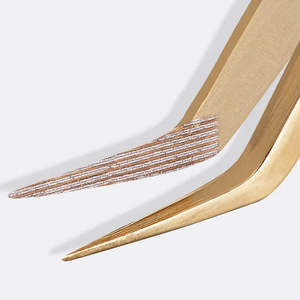 Pinzas Profesionales para Pestañas de Alta Calidad con Punta Fina de Acero Inoxidable, Diseño Antiestático Duradero, Empaque Personalizable con Logotipo - Product Image 6