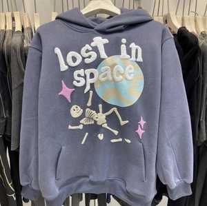 Venta al por mayor personalizado 2024 nuevo 3D Puff impresión Sudadera con capucha logotipo personalizado de talla grande suelta algodón sudaderas con capucha de los hombres - Product Image 1