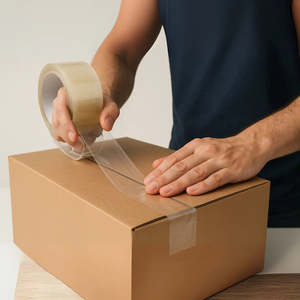 Cinta Adhesiva Acrílica Transparente de Alta Adhesión, 132 m x 48 mm, Sensible a la Presión, para Sellado de Cajas en Rollo - Product Image 2