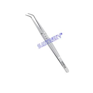 BRUCELLES DENTAIRES LONDON-COLLEGE gauche courbé 15cm Instruments en acier inoxydable fabriqués avec AISI 420 - Product Image 1