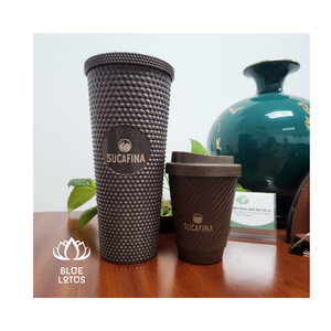 Mug/To-go/Latte/TUMBLER marc de café Tasses et mugs imprimés Réutilisables Haute qualité ANGLE Blue Lotus Sky Pham - Product Image 2