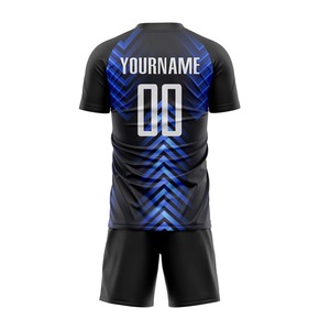 Uniforme de football pour hommes disponible dans toutes les tailles respirant séchage rapide col en V pour les jeunes vêtements de sport uniforme de football - Product Image 3