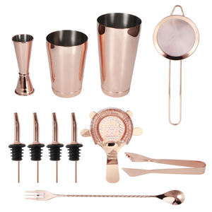 Juego de Coctelera de Acero Inoxidable Listo para Regalar con Herramientas Profesionales de Barman para Amantes de las Bebidas - Product Image 5