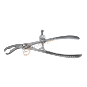 Fórceps de sujeción de hueso autocentrante Verbrugge de alta calidad, fórceps ortopédicos quirúrgicos manuales de mandíbula ancha de 6 pulgadas y 3mm - Product Image 3