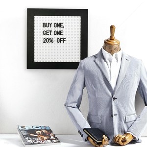 Cadre en bois Peg Letterboard pour panneaux publicitaires - Product Image 6