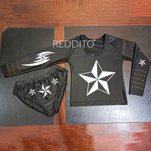 2025 alta calidad señoras Fitness ropa de playa niñas conjunto de Bikini de dos piezas con patrón de letras ropa interior de mujer playa gimnasio logotipo frontal - Product Image 1