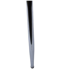 Metal Top SS <b>Side</b> <b>Table</b> With Brushed Texture on Top With <b>Black</b> and Gold Powder Coated Top - Product Image 3