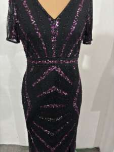 ชุดเดรสคลับคอวียาวถึงพื้นลูกปัดเลื่อมปักลายสำหรับงานปักลายสวยงามทรงสูงราคาถูกมาก - Product Image 6