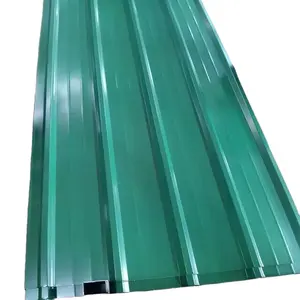 Galvanisierter Stahl-Golbedachung Platte Gi zinkbeschichtete Stahlplatte DX51D Stahl-Dachplatte gewelltes gewelltes Metallblech