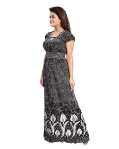 Oversize <b>Indian</b> Cotton <b>Kaftan</b> Open Top Kimono Bird Bathrobe Beach Kimono Robes Night Gown Dresses - Product Image 3