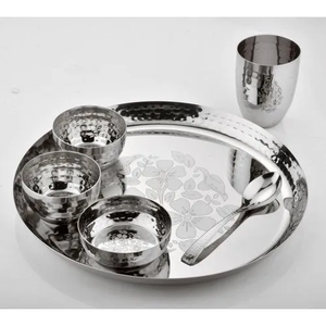 Meilleur vendeur bol en acier inoxydable/ensemble de dîner en acier verre Offre Spéciale assiette à manger de haute qualité réutilisable - Product Image 4
