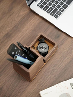 Porte-stylos en bois de qualité supérieure élégant Organisateur de bureau élégant avec un design personnalisé pour les stylos, les crayons, la papeterie par Tradebyd