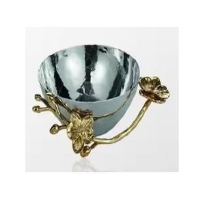 Cuenco decorativo de frutas de diseñador de Metal de aluminio fundido hecho a mano - Product Image 4