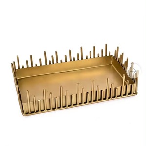 ถาดเสิร์ฟอาหารรูปร่างและดีไซน์ไม่เหมือนใครถาดตกแต่งงานแฮนด์เมดสไตล์แฟนซีขายดี - Product Image 1