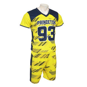 ชุดยูนิฟอร์มฟุตบอลอเมริกันแบบ 7 คนต่อทีม พิมพ์โลโก้ตามสั่ง ลายธงชาติอเมริกัน ระบายอากาศได้ดี ลาย 3 มิติ ชุดเสื้อเจอร์ซีย์ ไซส์พลัส ออกแบบตามสั่ง - Product Image 2