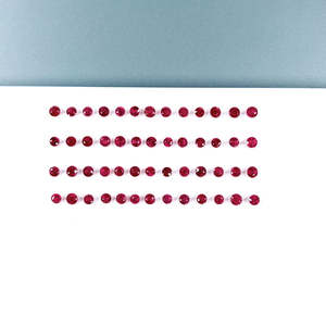 Natural Burma Ruby Loose Gemstone Untreated Diamond Cut <b>Rounds</b> 3mm Brilliant <b>Cushion</b> Marquise Cut 8mm Height Heat-treated - Product Image 5
