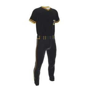 Camiseta de béisbol personalizable, conjunto de pantalón transpirable de secado rápido, torneos profesionales para la universidad, impreso, nombre del equipo, número, precio - Product Image 6
