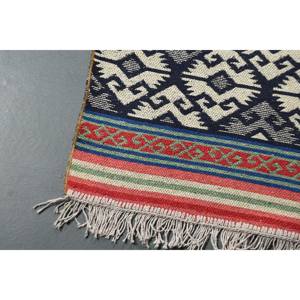 2.6x8.1 ft <b>Runner</b> Turkish Vintage Rug, <b>Red</b> Plants & trees Wool Rug - Product Image 3