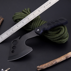 Vente en gros de meilleures nouvelles haches à pizza OEM, hache à marteau multifonctionnelle noire pour l'extérieur et le camping, outils à main de qualité industrielle pour hommes - Product Image 1