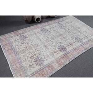 พรมตุรกี ขนาด 4.8x8.5 ฟุต พรมลายดอกไม้สีแดง ทำจากขนสัตว์ - Product Image 2