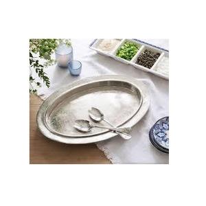 Bandeja de Servicio Metálica Artesanal de Nuevo Estilo con Acabado Excelente y Personalización para Hotel, Hogar y Bodas - Product Image 4