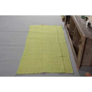 Tapis Turc Vintage Moderne 2.9 X 6.3ft Grande Surface Classique Rectangle Motif Abstrait Vert Laine Latex Support Modèle Tapis de Chambre - Product Image 2