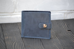 Best Selling High Quality Men's Bifold Vintage Style Genuine <b>Leather</b> <b>Wallet</b> Short Length Custom Logo Anti-Theft Direct Factory - Product Image 5