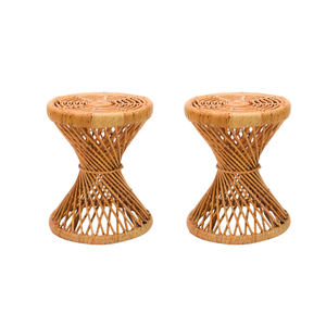 Banc en rotin durable de qualité supérieure, siège polyvalent et élégant pour la maison, le salon, la chambre ou l'hôtel, design contemporain - Product Image 5