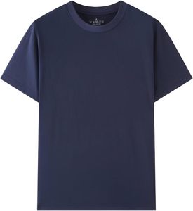 T-shirt en coton pour homme avec poche élégante, coupe confortable et tissu tricoté respirant pour femme moderne - Product Image 3