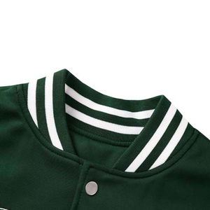 Veste de baseball varsity en toile patchwork à col montant pour homme, nouvelle collection 2026 - Product Image 4
