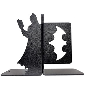 Sujetalibros de metal negro minimalista para diseño de interiores contemporáneo y necesidades de organización de escritorio de estantería PRÁCTICA DE LA India - Product Image 5