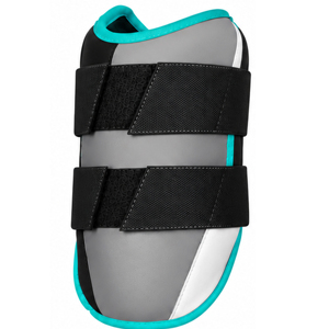 Protector de Brazo de Béisbol de Plástico Negro, Gris y Verde Azulado al por Mayor, con Logotipo Personalizado, Correa Doble Ajustable, Moldeable, para Bateadores de Sóftbol - Product Image 2