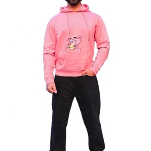 เสื้อฮู้ดแขนยาวผู้ชายแบบสั่งทำพิเศษ ผ้าฟลีซผสมโพลีเอสเตอร์ 80% คอตตอน 20% สีพื้น พิมพ์ลายแบบซับลิเมชั่น ทอแบบพิเศษ สำหรับฤดูหนาว ผ้าไม่ยับ - Product Image 6