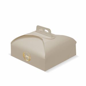 Personalized Sweet Colored Cake <b>Boxes</b> with Handle Recycled Materials Glossy or Matt Lamination Embossing - Product Image 5
