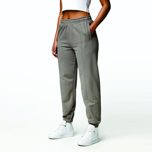 Wholesale 2026 Light Grey With Custom Logo <b>Women</b> High Waist Joggers Pants Casual Sweatpants Activewear Jogger Pants <b>For</b> <b>Women</b> - Product Image 3