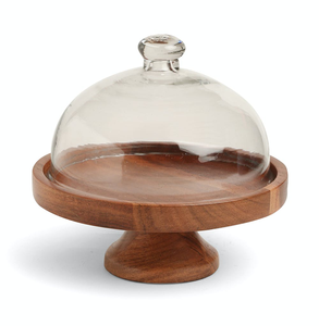 Standard Quality Acacia <b>Wood</b> <b>Cake</b> and Cupcake Server Platter New Arrival Latest Design Chocolate Serving Platter - Product Image 4