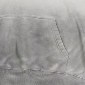 Fábrica de algodón 100% al por mayor jerséis de hombre de Color degradado 400 500 Gsm Sudadera con capucha desgastada sudaderas con capucha impresas - Product Image 6