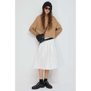 Top court en tricot à col demi-pêcheur - Product Image 1