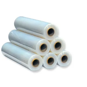 GRS stretch film PIR 50%, PCR 30%, palet transparan Pe Cast Stretch Film Shrink Wrap Strech Film Stretch Film