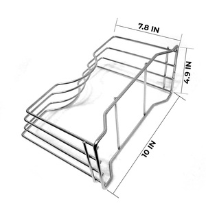 Best Quality <b>Metal</b> Cutting Board Rack Drainer Cutting Boards Bakeware Serving Trays <b>Holder</b> Lid Organizer Racks Stand - Product Image 1