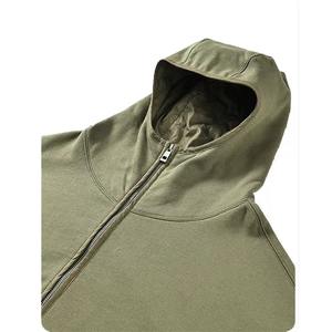 Sweat à capuche fonctionnel de haute qualité personnalisé en molleton 100% coton lourd avec logo personnalisé pour marque de luxe - Product Image 6