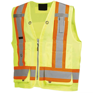 Gilet de sécurité haute visibilité pour l'extérieur, nouveau design tendance, vêtements de travail haute visibilité, gilet de sécurité attrayant, gilet de travail de sécurité haute visibilité, taille OEM - Product Image 6