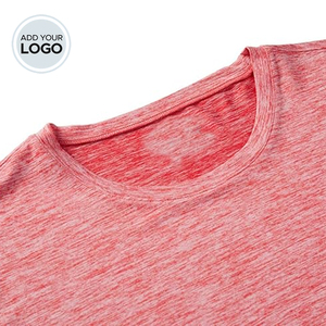 Verano secado rápido alta calidad Logo impresión poliéster tela nuevo diseñador hombres camiseta - Product Image 6