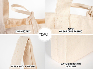 Bolsa de Lona Personalizada con Asa, 2 en 1, para Hombro y Cruzada, la Más Grande, con Correa Desmontable para Deportes y Almacenamiento - Product Image 3