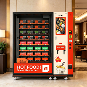 Máquina Expendedora de Comida Caliente TCN 8V, Máquina de Servicio de Alimentos para el Cuidado de la Salud, Operación <span class=keywords><strong>24</strong></span>/7, Sin Necesidad de Cafetería, Alta Capacidad - Product Image 2