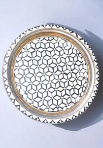 Plateau de service en os incrusté de qualité supérieure pour les boissons, les desserts, les collations et la présentation des aliments, disponible à prix réduit en Inde - Product Image 3