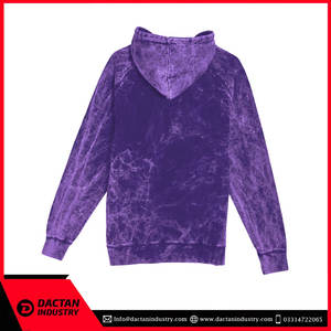 Sudadera con Capucha de Terciopelo Vintage Unisex Extra Grande, 100% Algodón, Lavado Ácido, de Alta Calidad, con Logotipo Personalizado OEM 2024, Resistente al Viento, para Invierno - Product Image 2