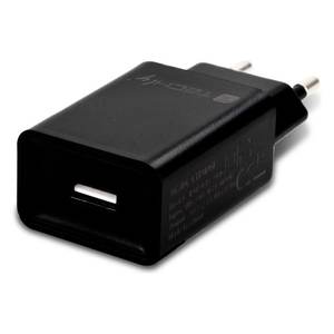 Cargador y Adaptador de Corriente USB 24BK 12W Tipo-A Negro IPW - Product Image 1