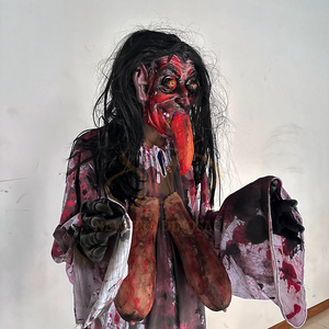 Vêtements de <span class=keywords><strong>masque</strong></span> d'horreur Halloween Animatronic aventureux pour une utilisation intérieure pour les aéroports publics de centres commerciaux de maison hantée - Product Image 3